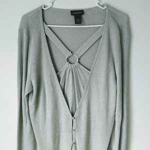 Lane Bryant Sparkly Dressy Sweater Top